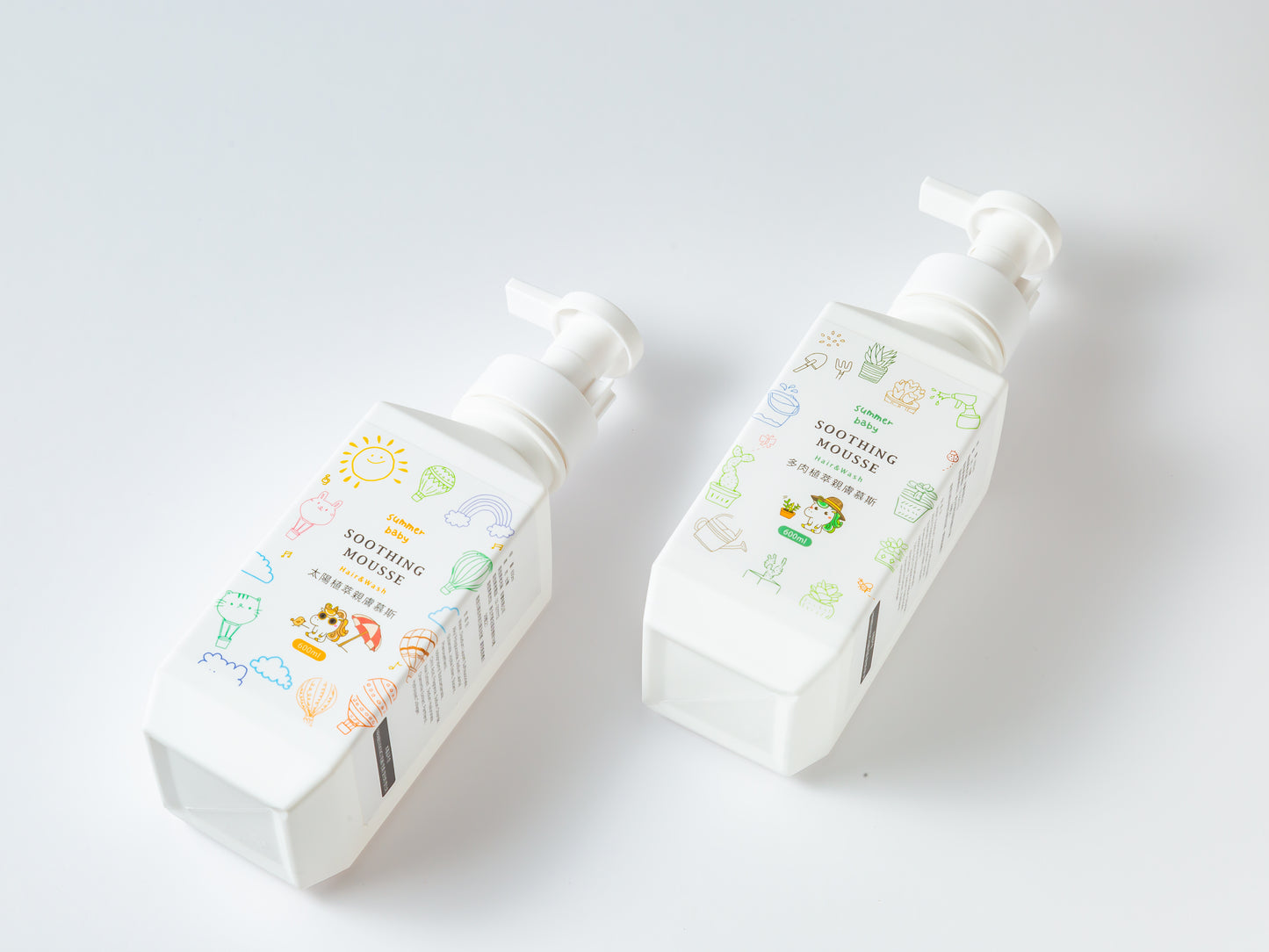 Summer Baby2款植萃親膚慕斯 (太陽+多肉)